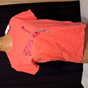 Puma Modern Sports tee Size Medium in paradise pink